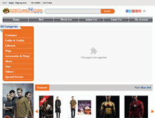 Tablet Screenshot of costume141.com